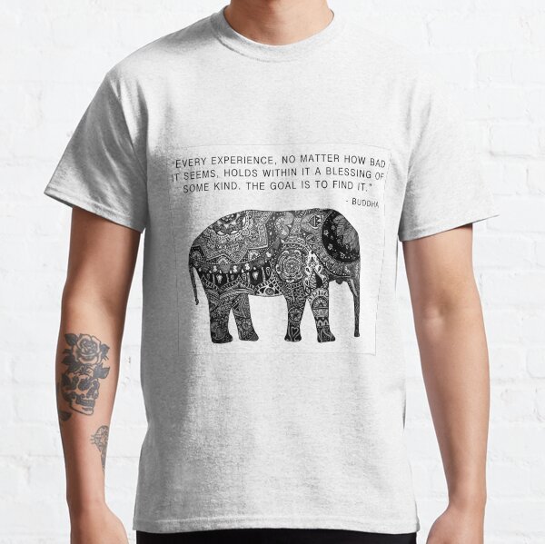 Buddha Wisdom Elephant Classic T-Shirt