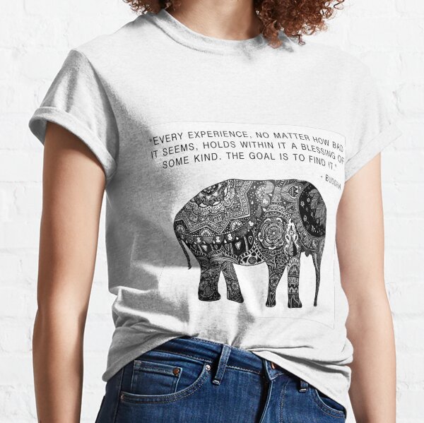 Buddha Wisdom Elephant Classic T-Shirt
