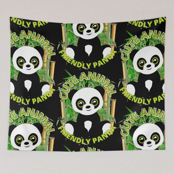 Item preview, Cute Animal Friendly Panda designed and sold by 133DandC.