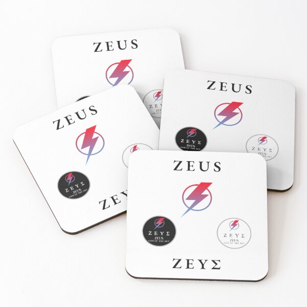 Item preview, Zeus Sticker Pack Greek Mythology God of the Sky Lightning Bolt designed and sold by OnyxMoonDesigns.