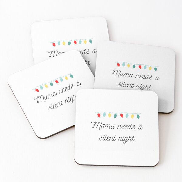 Item preview, Mama Needs a Silent Night (Christmas Lights) designed and sold by baldbird.