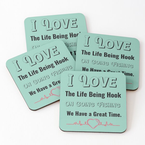 Item preview, I Love The Life Being Hook on Going Fishing.    designed and sold by LUCIE-MARVEN.