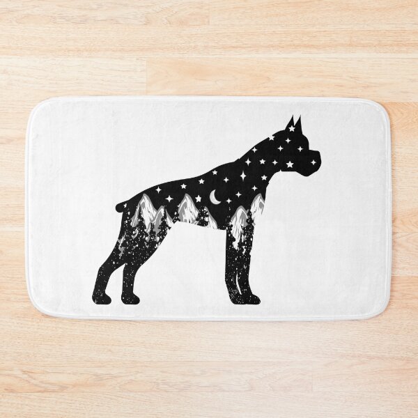 Item preview, boxer dog lover night mountain christmas gift designed and sold by alaechamlal.