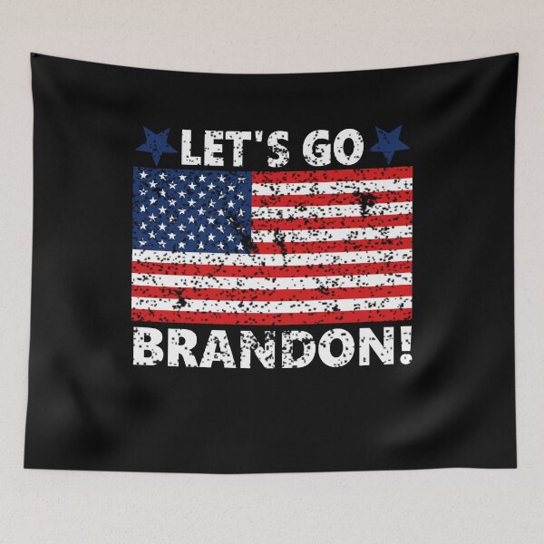 Item preview, Let's Go Brandon Flag Funny Anti Biden Club FJB designed and sold by mountkar.