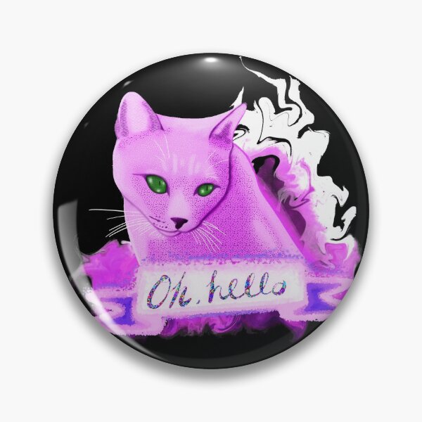 Item preview, Oh hello - mystical cat designed and sold by SketchyBrittany.