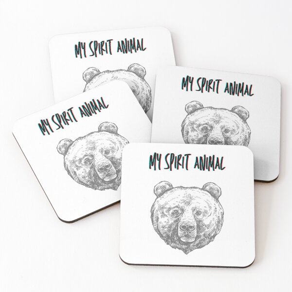 Item preview, My Spirit Animal Is A Bear designed and sold by DepictionsEarth.