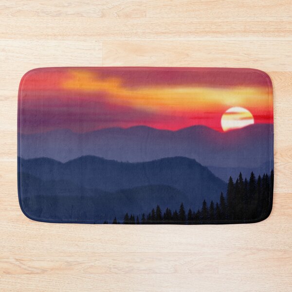 Item preview, Mountain Sunset designed and sold by mermaidpaints.