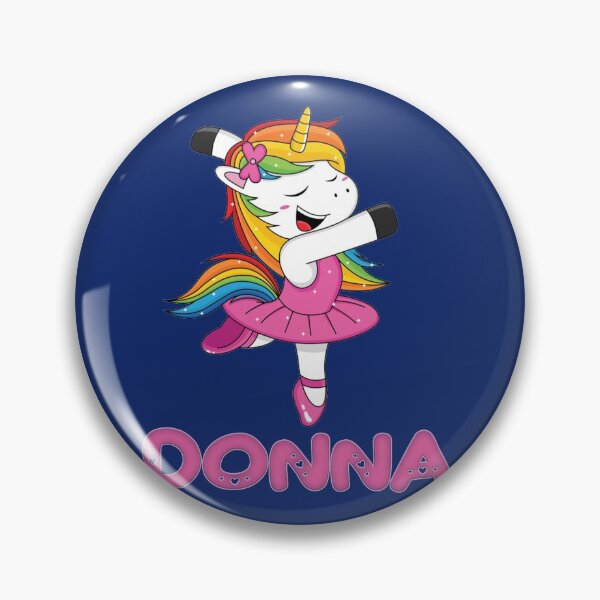 Item preview, Donna Pink  Donna The Dancing Unicorn - Special Personalised Gift For Donna   designed and sold by LUCIE-MARVEN.