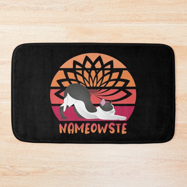 Item preview, Yoga cat retro -  Funny yoga cat - Yoga cat  designed and sold by Alice-Elgawi.
