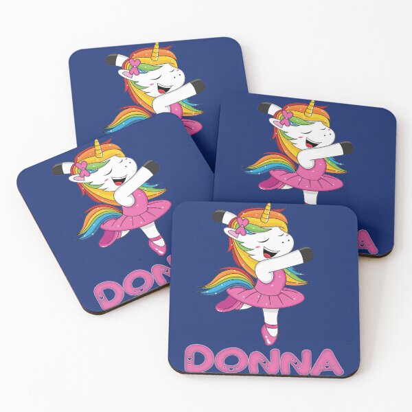 Item preview, Donna Pink  Donna The Dancing Unicorn - Special Personalised Gift For Donna   designed and sold by LUCIE-MARVEN.