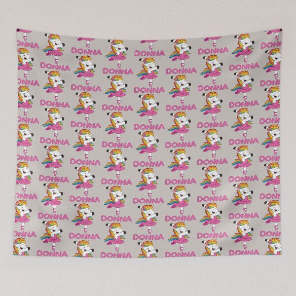 Item preview, Donna Pink  Donna The Dancing Unicorn - Special Personalised Gift For Donna   designed and sold by LUCIE-MARVEN.