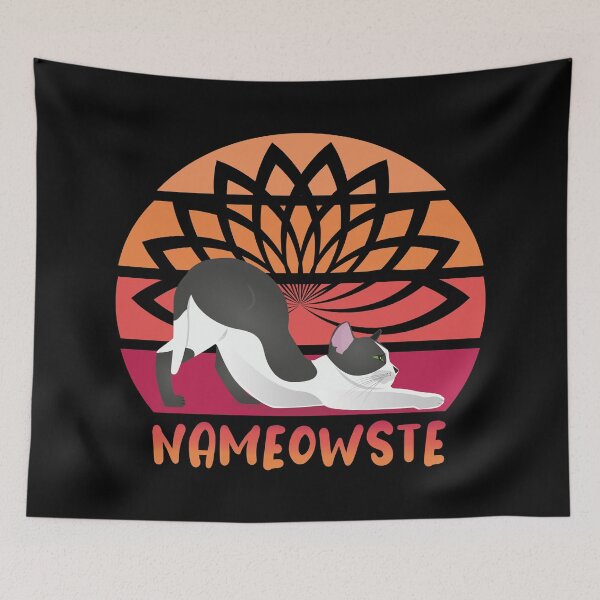 Item preview, Yoga cat retro -  Funny yoga cat - Yoga cat  designed and sold by Alice-Elgawi.