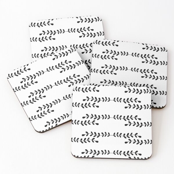 Item preview, Floral Printed Black and White Design Pattern  designed and sold by brookemiller801.