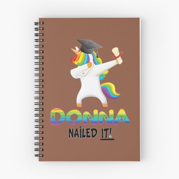 Item preview, Donna Nailed It Dabbing Unicorn Graduate - Graduation Gift For Donna College Pre-school University C designed and sold by LUCIE-MARVEN.