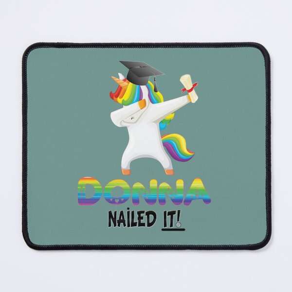 Item preview, Donna Nailed It Dabbing Unicorn Graduate - Graduation Gift For Donna College Pre-school University C designed and sold by LUCIE-MARVEN.