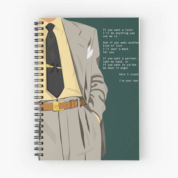 Item preview, I'm Your Man Leonard Cohen Minimalist Art designed and sold by PrintsBySadie.