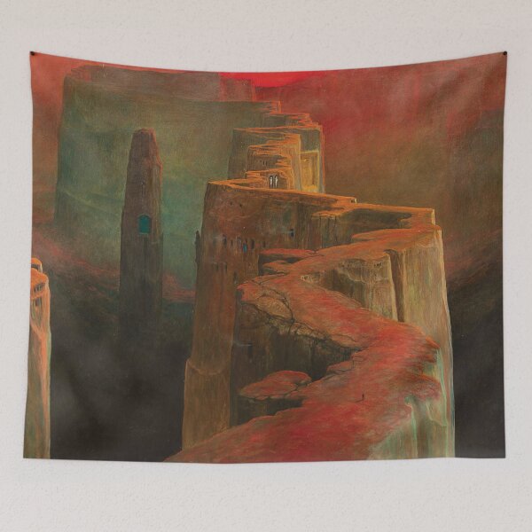 Item preview, Untitled (Winding Road), by Zdzisław Beksiński designed and sold by JustContemplate.