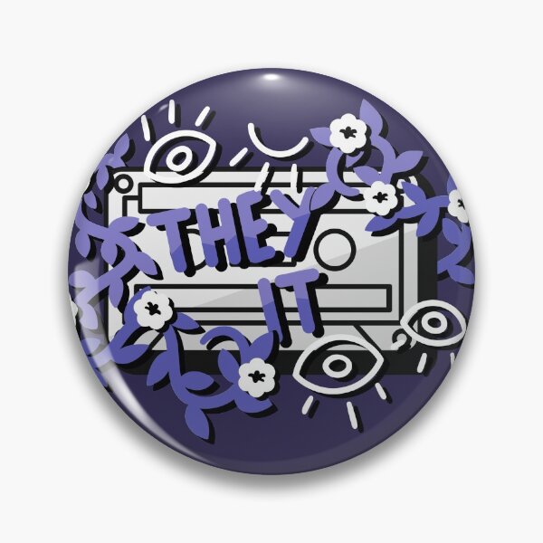 Item preview, They/It Pronouns - White/Lavender designed and sold by rollingtape.