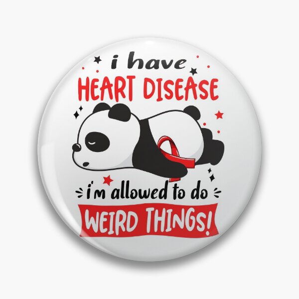 Item preview, Heart Disease Warrior I Have Heart Disease I Am Allowed To Do Weird Things! designed and sold by GennieShop.