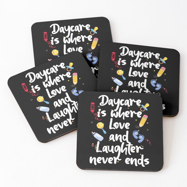Item preview, Where love and laughter never ends Daycare Provider   gag gift  designed and sold by SwankyFine.