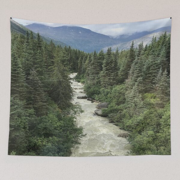 Artikelvorschau, Alaska-Fluss entworfen und verkauft von Views4Days.
