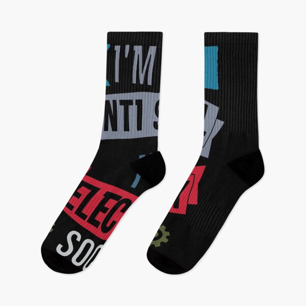 Item preview, I'm Not Anti Social I'm Selectively Social designed and sold by FridPix.