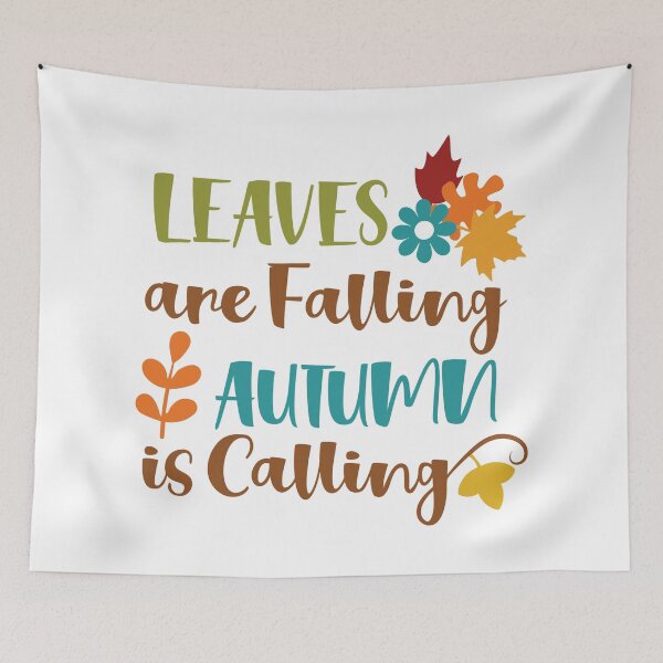 Item preview, Leaves Are Falling Autumn Is Calling Watercolor Design - Trendy Pumpkin Patches Fall Design for Fall Lovers & Thanksgiving designed and sold by Prince - Bestseller ★★★★★.