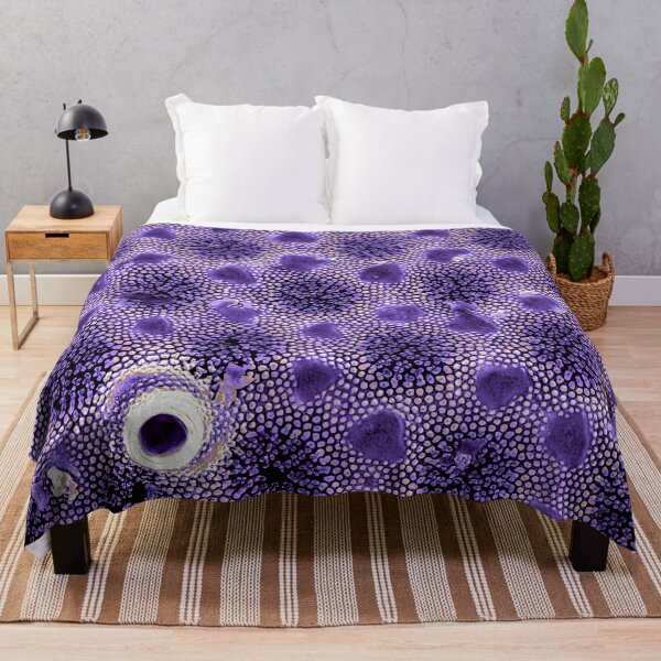 Item preview, Coscinodiscus - Cold Purple designed and sold by DiatomsATTACK.
