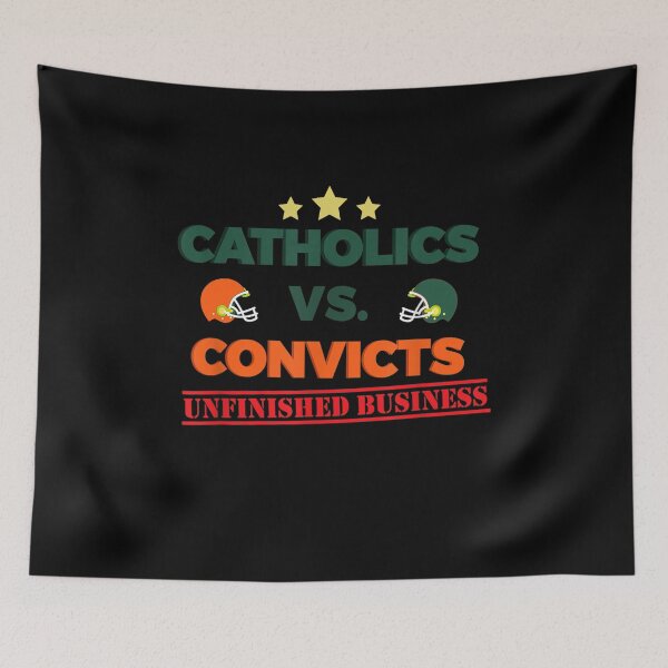 Item preview, Vintage Catholics vs Convicts designed and sold by ftomstore.