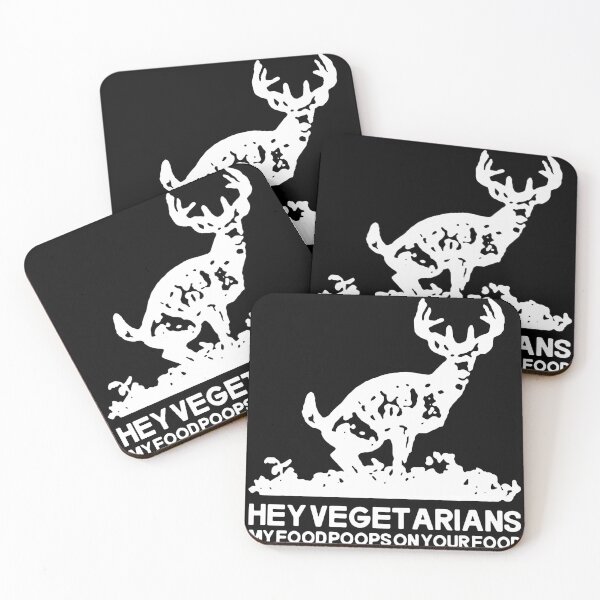 Item preview, Funny Hey Vegetarians My Food Poops On Your Food Gift Premium Apparel Funny Holiday Xmas designed and sold by DesignByHeartUK.