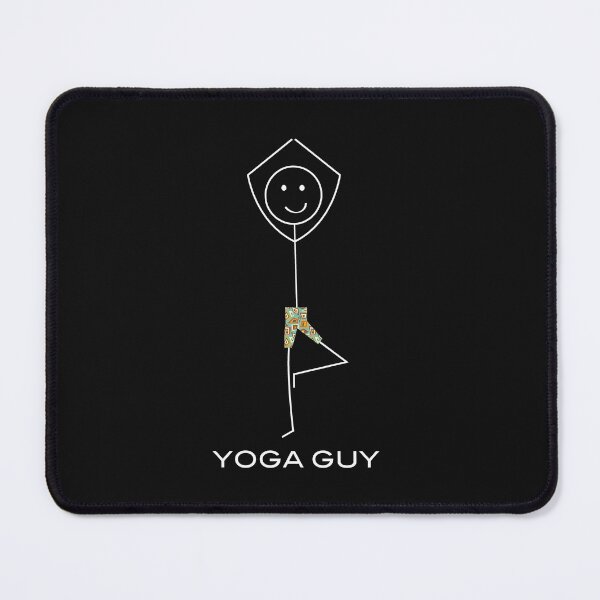 Item preview, Funny Mens Yoga Guy designed and sold by whyitsme.