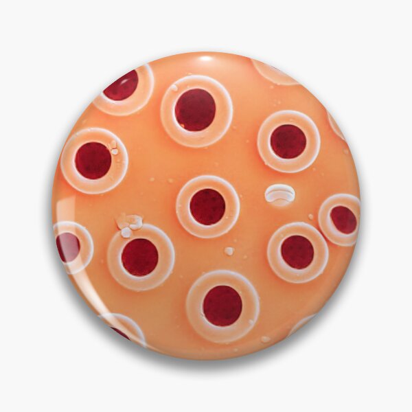 Artikelvorschau, Kieselalge - Coscinodiscus perforatus (intern, orange) entworfen und verkauft von DiatomsATTACK.