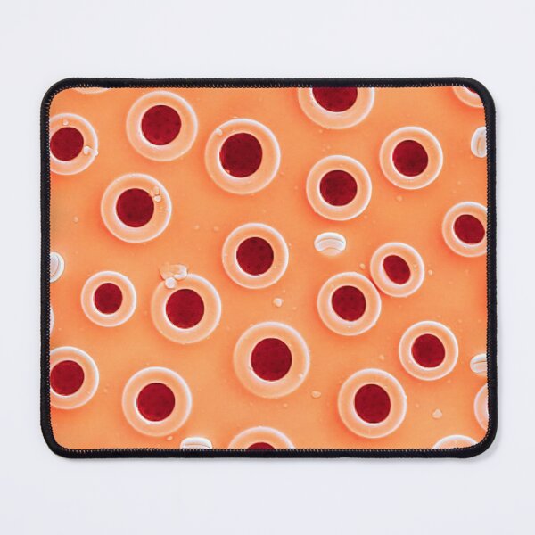 Item preview, Diatom - Coscinodiscus perforatus (internal, orange) designed and sold by DiatomsATTACK.