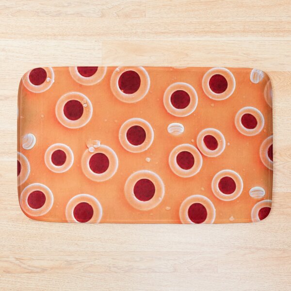 Item preview, Diatom - Coscinodiscus perforatus (internal, orange) designed and sold by DiatomsATTACK.
