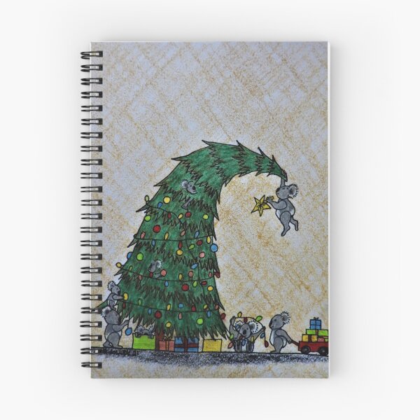 Aperçu de l'œuvre Les koalas aiment Noël créée et vendue par talkingkoala.