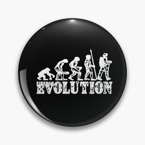 Item preview, Firefighter Evolution of Fireman Hero my dad is fireman Gift Premium Apparel Funny Holiday Xmas designed and sold by DesignByHeartUK.