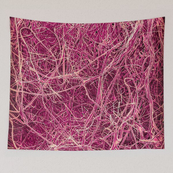 Item preview, Spiderwebs in the SEM (pink) designed and sold by DiatomsATTACK.