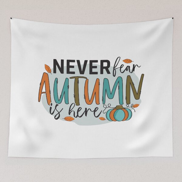 Item preview, Never Fear Autumn Is Here Watercolor Design - Trendy Pumpkin Patches Fall Design for Fall Lovers & Thanksgiving designed and sold by Prince - Bestseller ★★★★★.