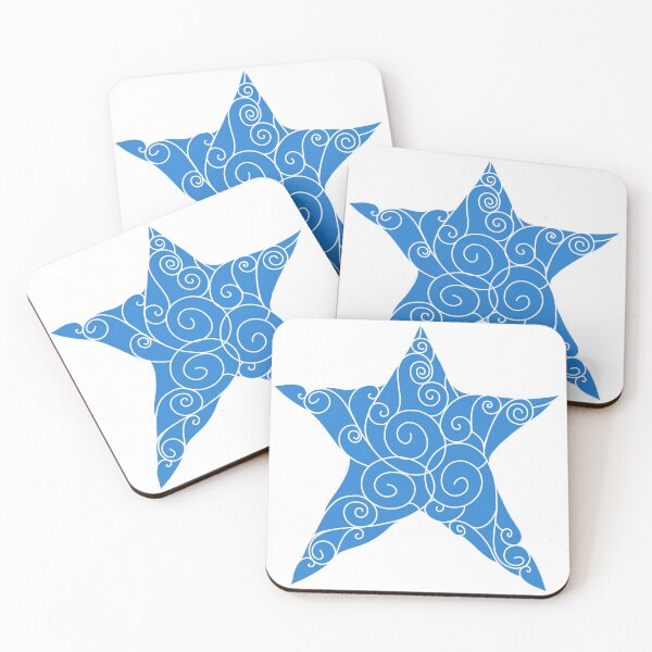 Item preview, Blue Tangled Star designed and sold by lezell.