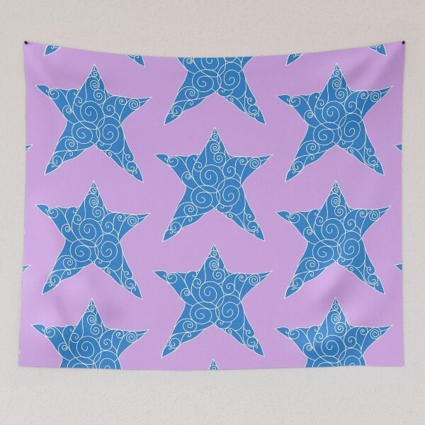 Item preview, Blue Tangled Star designed and sold by lezell.