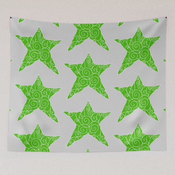Item preview, Green Tangled Star designed and sold by lezell.