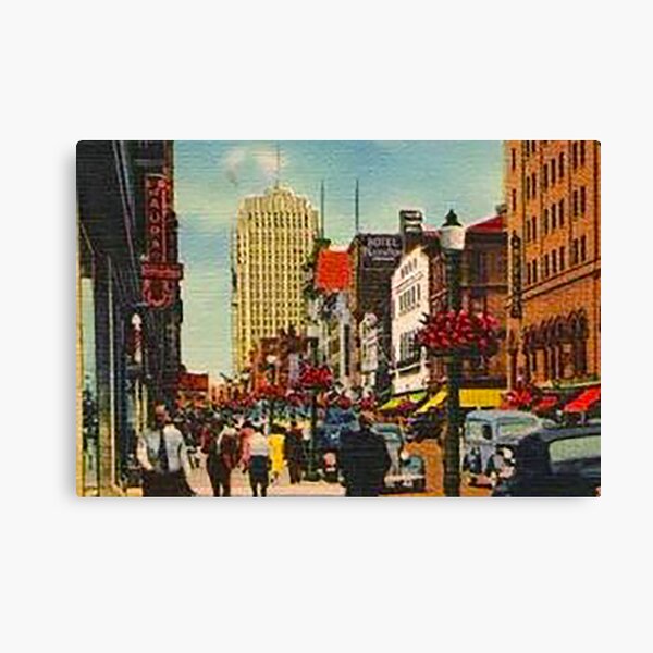 Item preview, Hamilton Street 1944 Allentown PA, Downtown Allentown, Americus Hotel, Lehigh Valley, PPL Building, Hess Brothers,  designed and sold by Nostrathomas66.