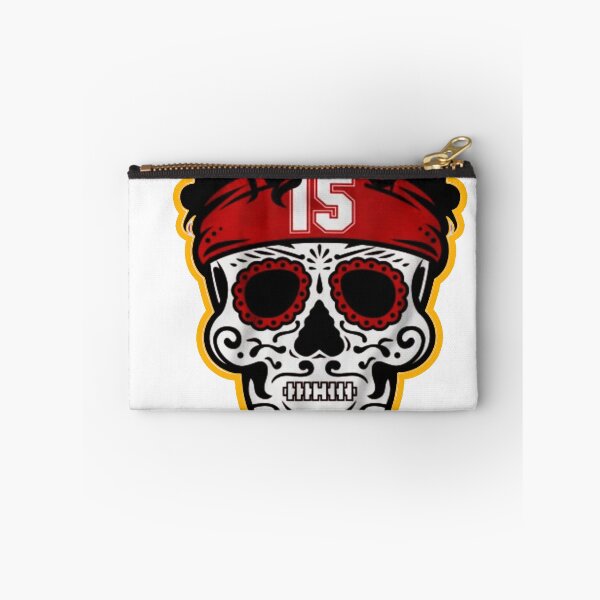 Item preview, THE PAT KANSAS CITY FOOTBALL SKULL SHIRT AND AZTEC STICKER  designed and sold by Yodelcool.