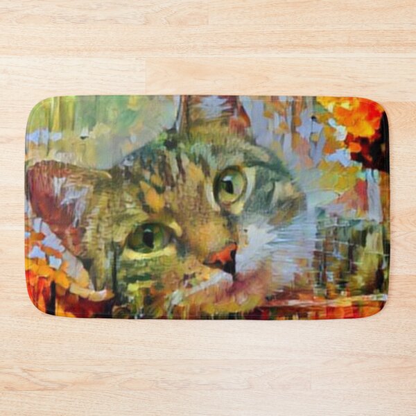 Item preview, Colorful cat art designed and sold by annaaires.