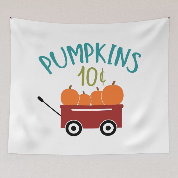 Item preview, Pumpkin Patch Cart Watercolor Design - Trendy Pumpkin Patches Fall Design for Fall Lovers & Thanksgiving designed and sold by Prince - Bestseller ★★★★★.