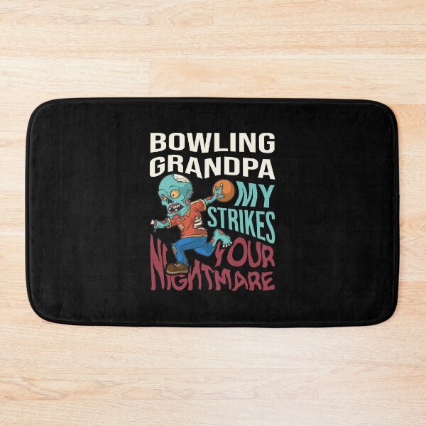 Artikelvorschau, Strikes & Nightmare, Zombie Bowling Opa Bowler entworfen und verkauft von Printed-Memes.
