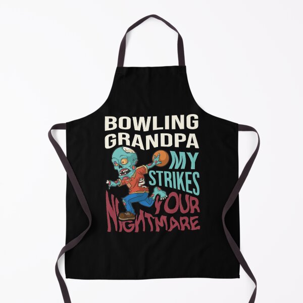 Item preview, Strikes & Nightmare, Zombie Bowling Grandpa Bowler designed and sold by Printed-Memes.