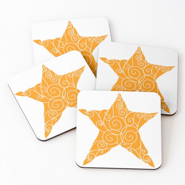 Item preview, Tangerine Tangled Star designed and sold by lezell.