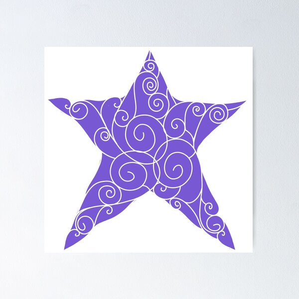 Item preview, Purple Tangled Star designed and sold by lezell.
