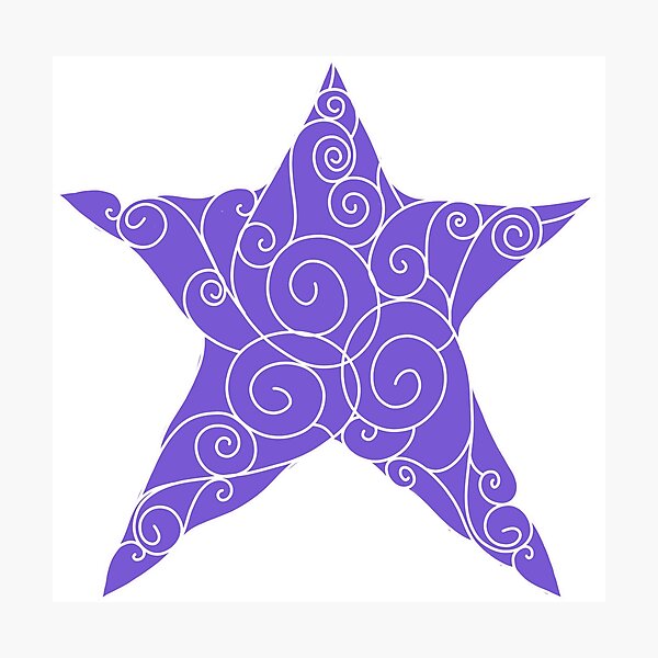 Item preview, Purple Tangled Star designed and sold by lezell.
